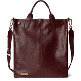 ECCO Tote Soft NS Shine Pebbled Leather (สีแดง)