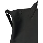 ECCO Tote Soft EW L Ripstop Leather Bag (สีดำ)