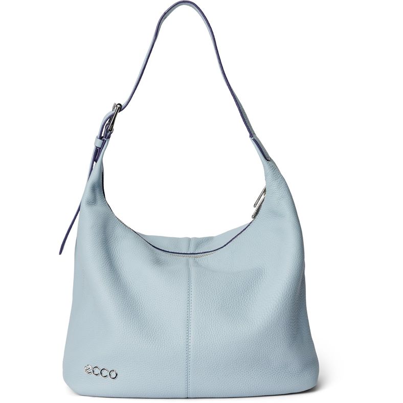 ECCO Hobo M Soft Pebbled Leather (Blue)